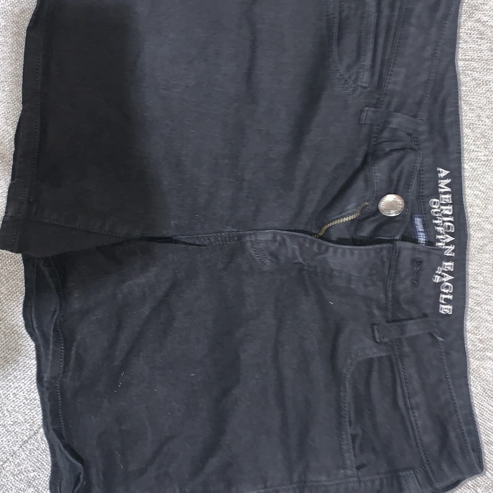 Black Midi Shorts